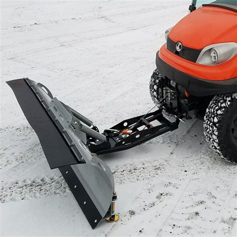 Each of them are a little lighter than the Vee blade. . Atv snow plow no winch